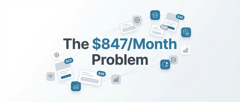 The Hidden Cost of AI Subscription Sprawl (And How to Cut 70% of It)