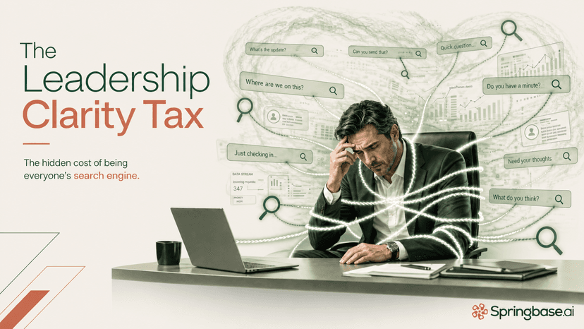 The Leadership Clarity Tax: Why Executives Become the Company’s Human Search Engine